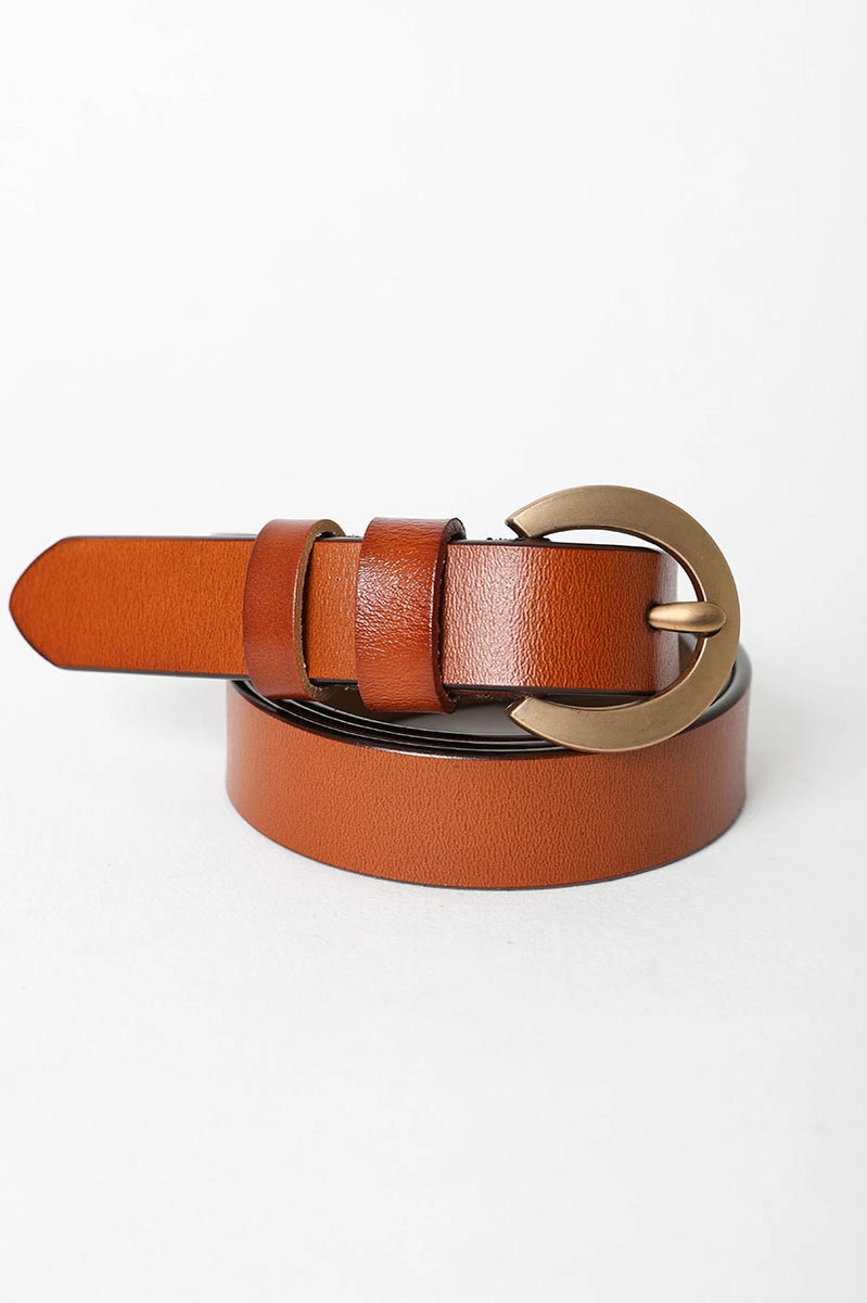 Ezrah Gold Buckle Belt