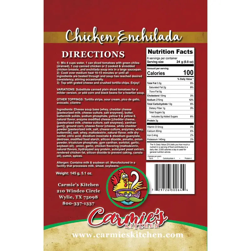 Carmie's Kitchen Soup Mix