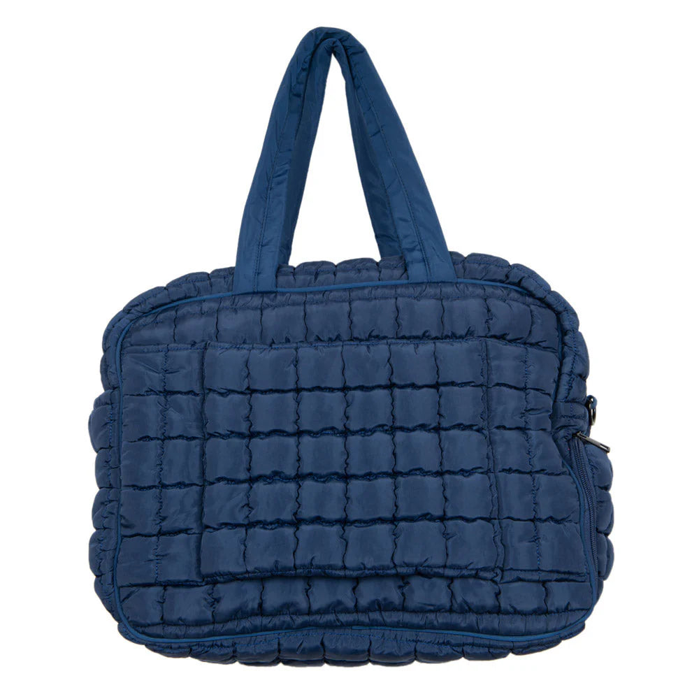 Quilted Duffel Weekender Bag