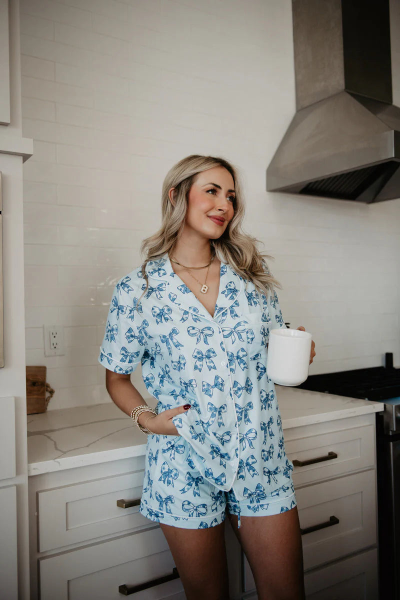 Toile Coquette Bows Lounge PJ Set