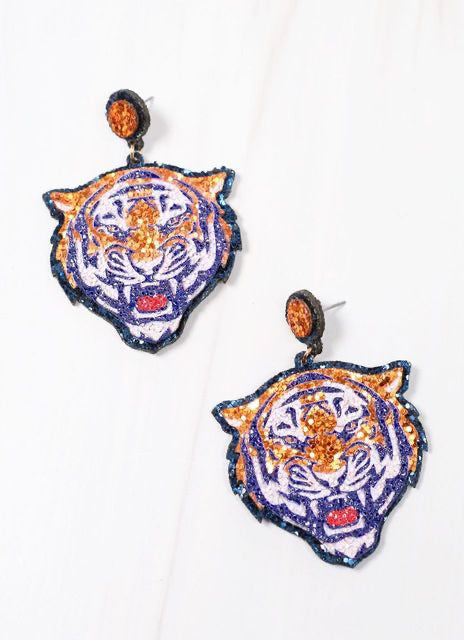 Make Them Roar Sequin Earrings