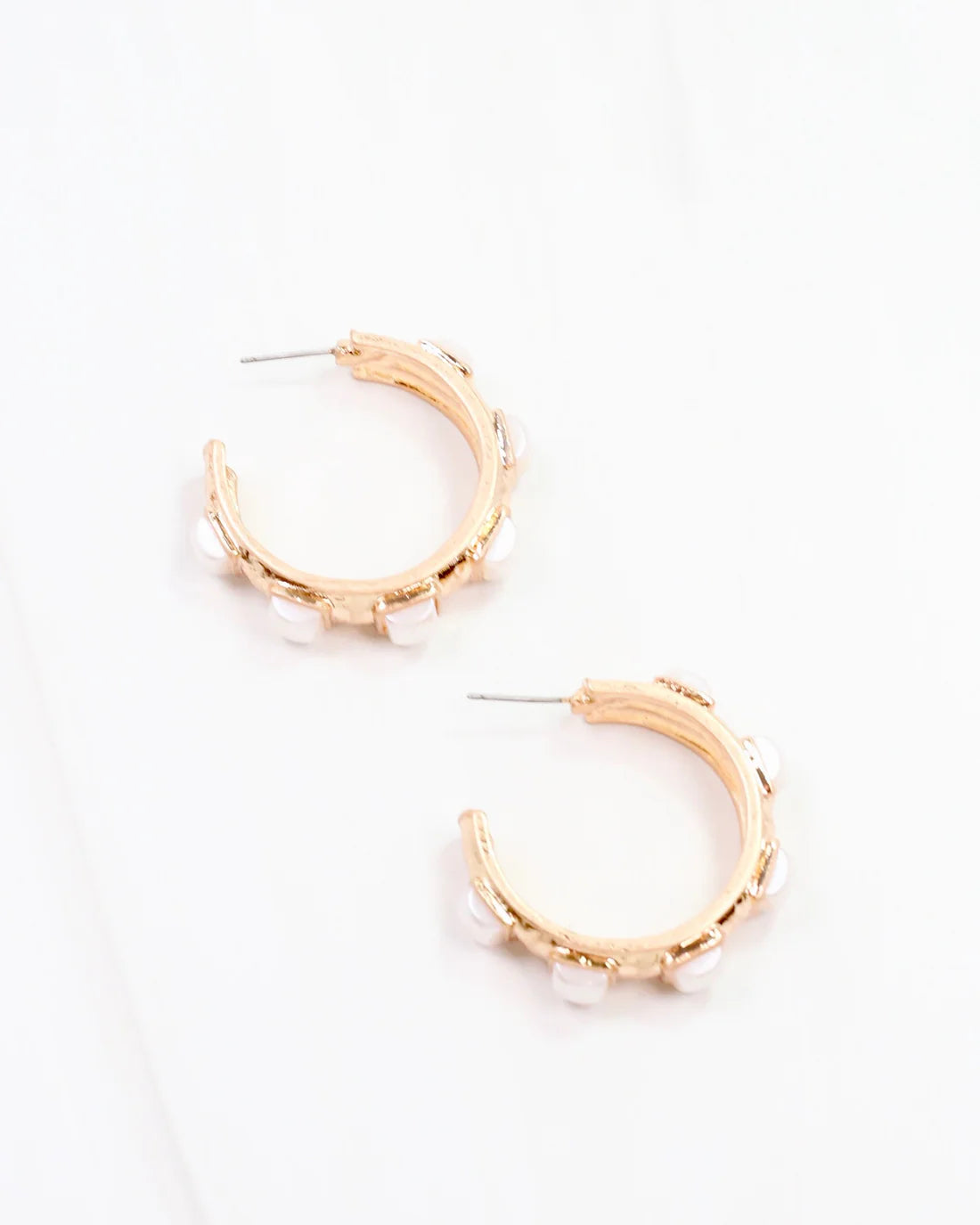 Allie Hammered Gold Earring
