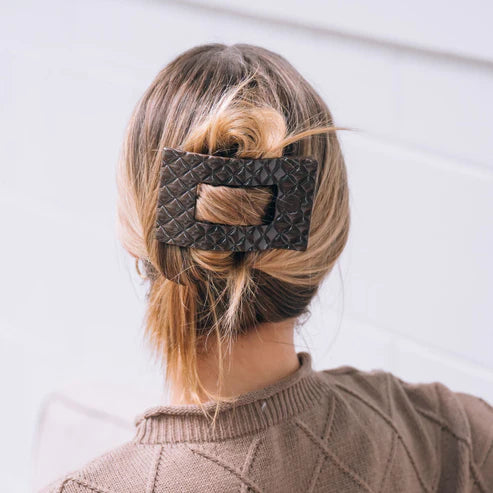 Truly Taupe Quilted Hair Clip