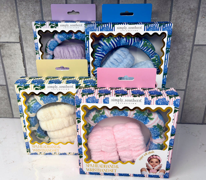 Spa Headband &amp; Wristband Set