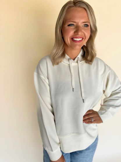 Delin Ribbed Hoodie
