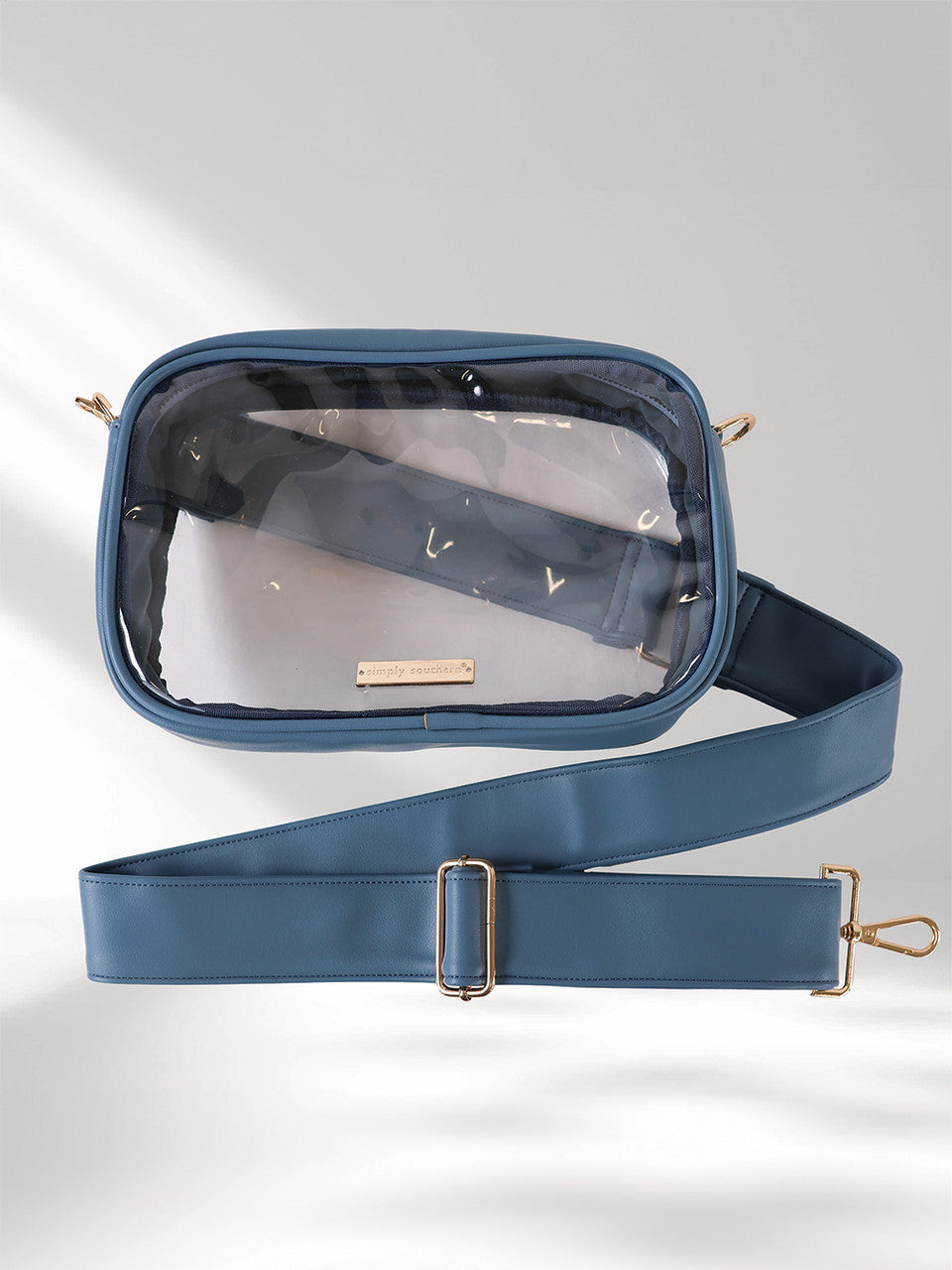 Stadium Leather Clear Crossbody Bag