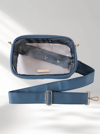 Stadium Leather Clear Crossbody Bag