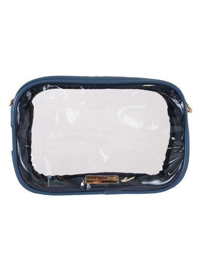 Stadium Leather Clear Crossbody Bag