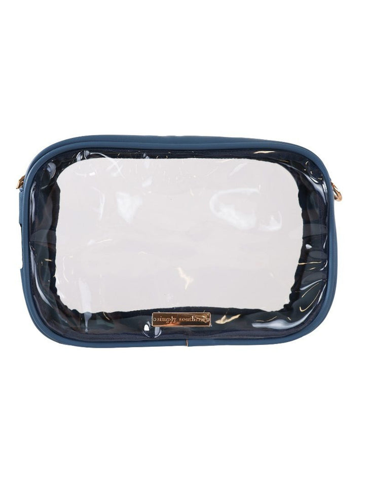 Stadium Leather Clear Crossbody Bag