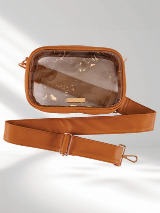 Stadium Leather Clear Crossbody Bag