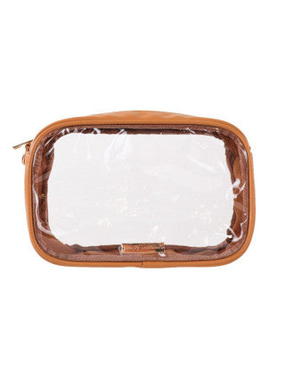 Stadium Leather Clear Crossbody Bag