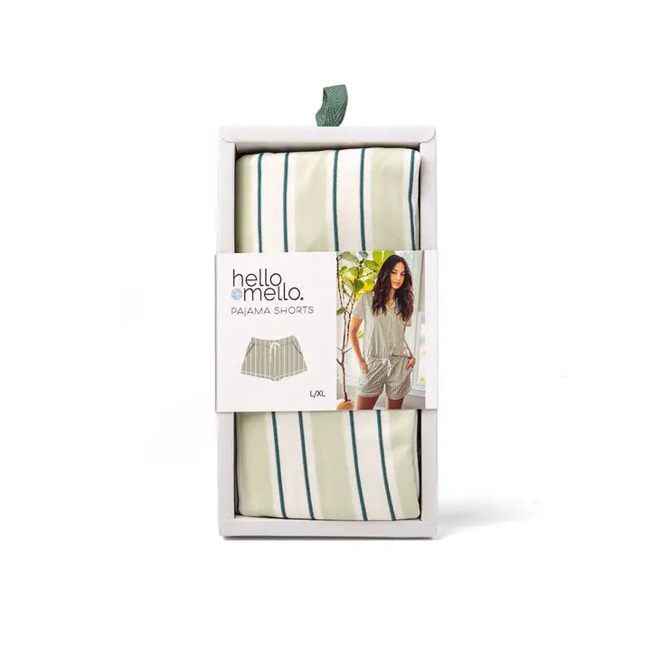 Hello Mello Breezy Does It sage striped women&
