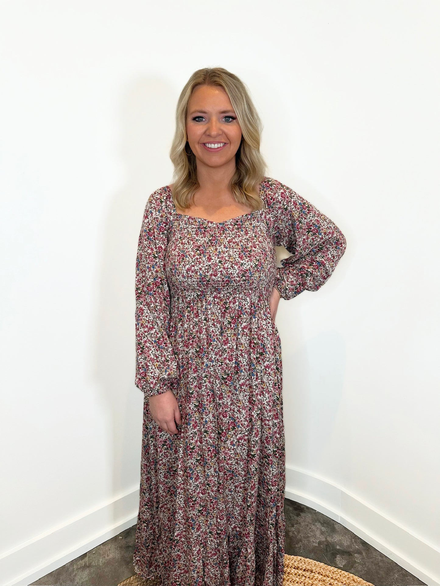 Romantic Sweetheart Smocked Maxi Flying Dress