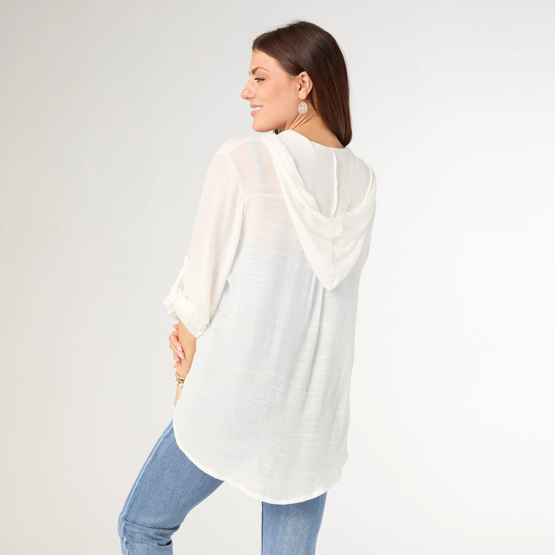 Shari Lightweight Hooded Cover-Up