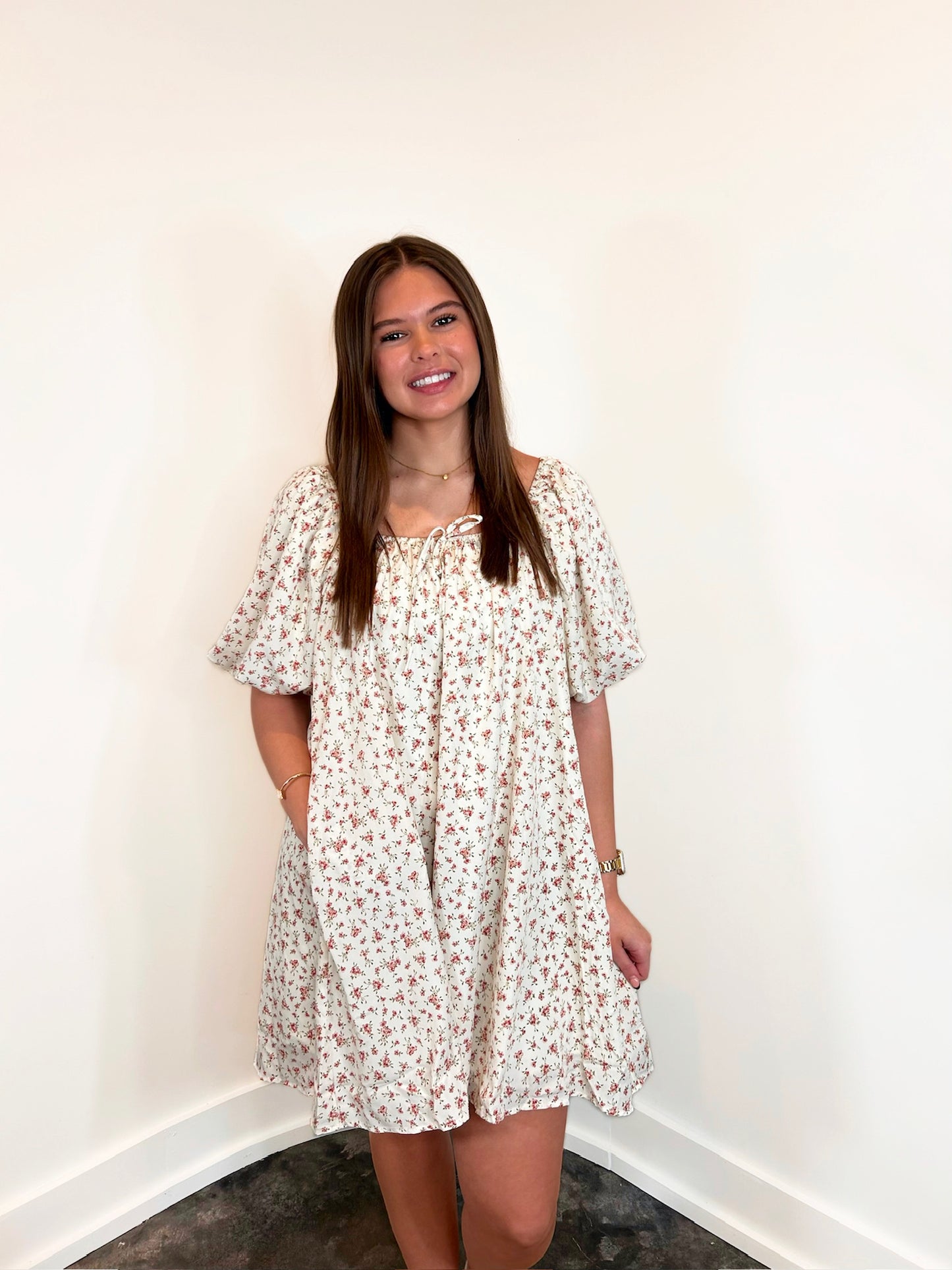 Iris Floral Mini Dress