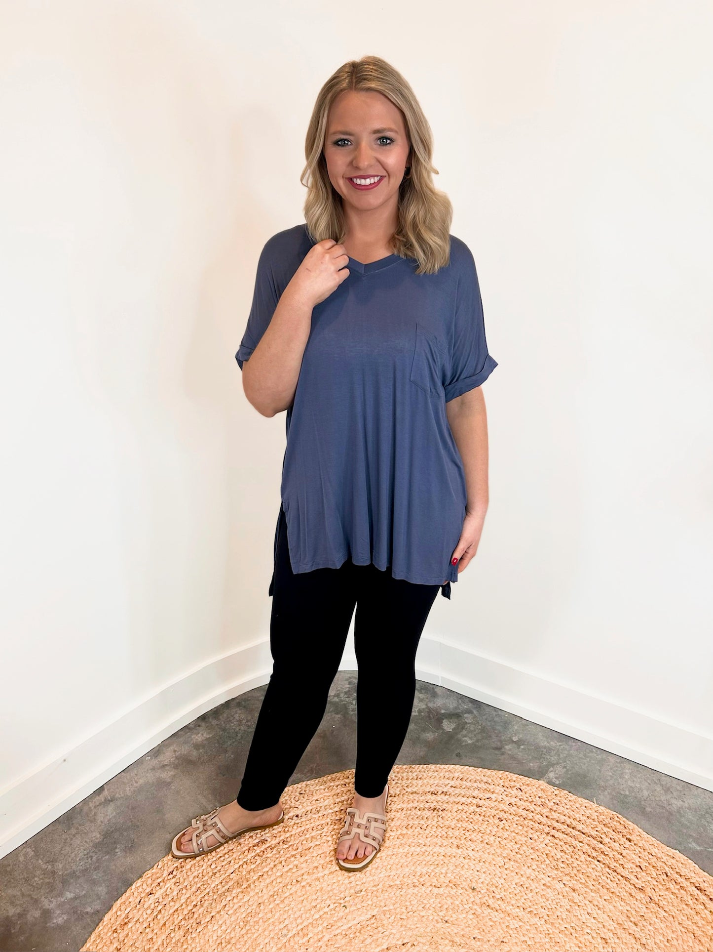 Eva Grace V-Neck Top