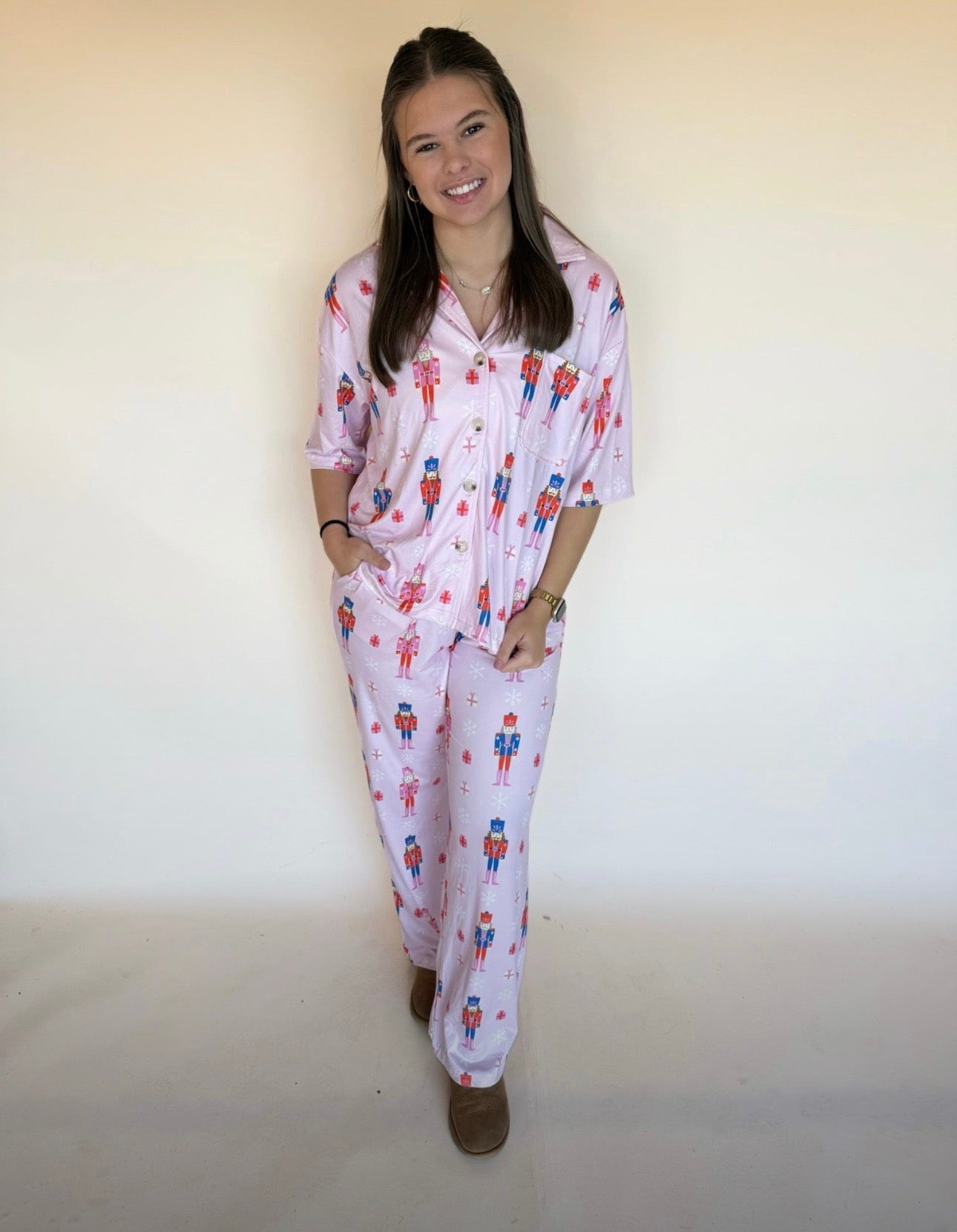 Nutcrackers Christmas Lounge Pants Set