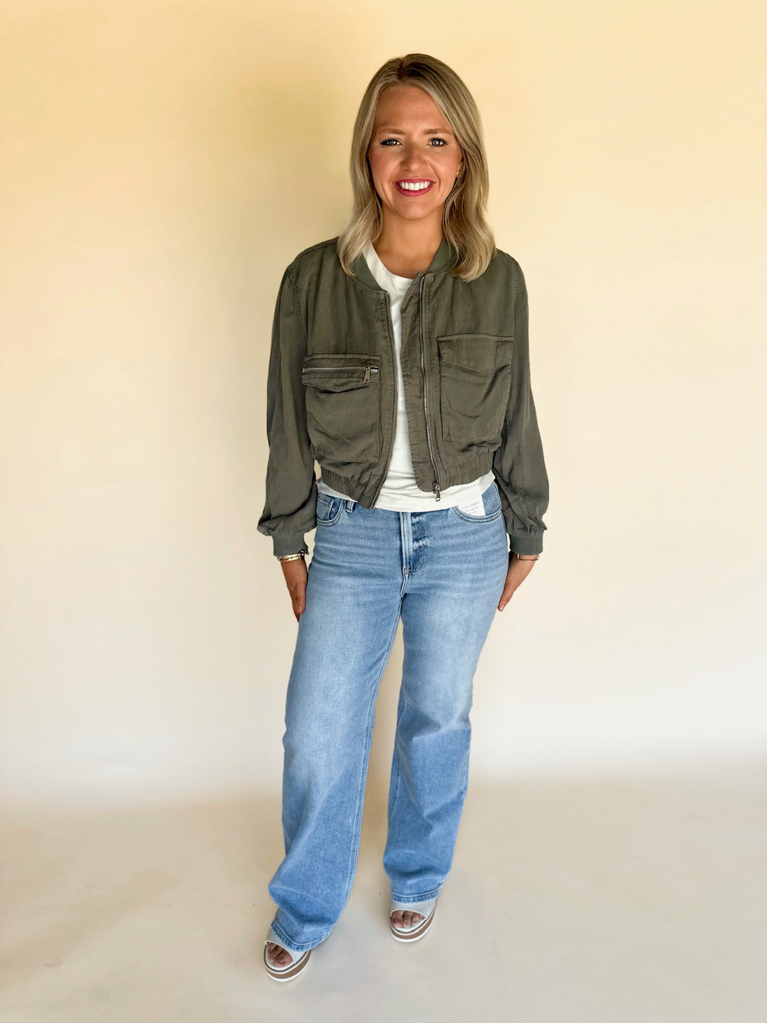 Maika Tencel Bomber Jacket
