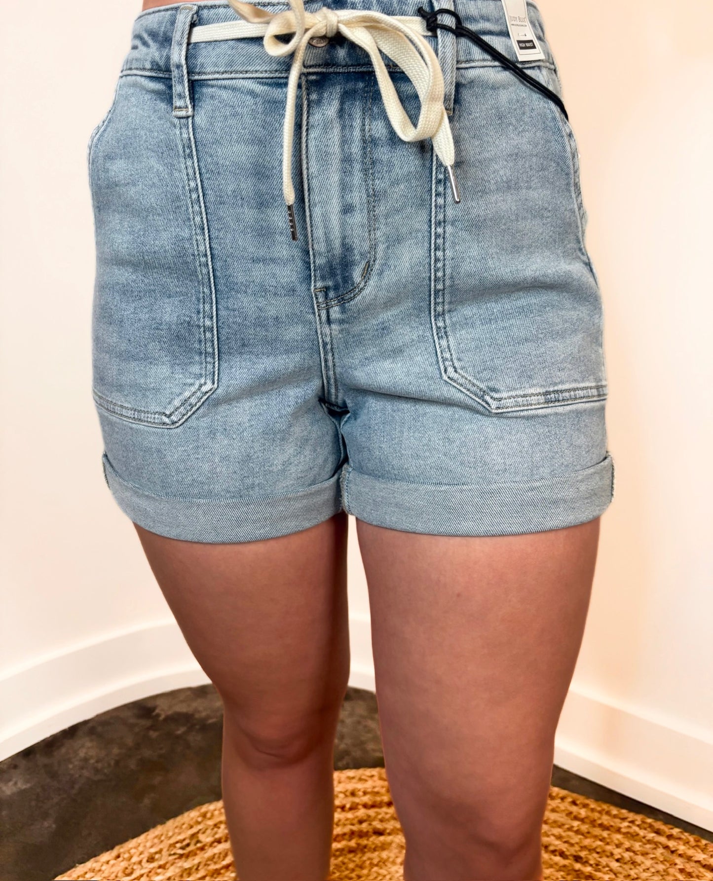 Azalea High Waist Jogger Shorts