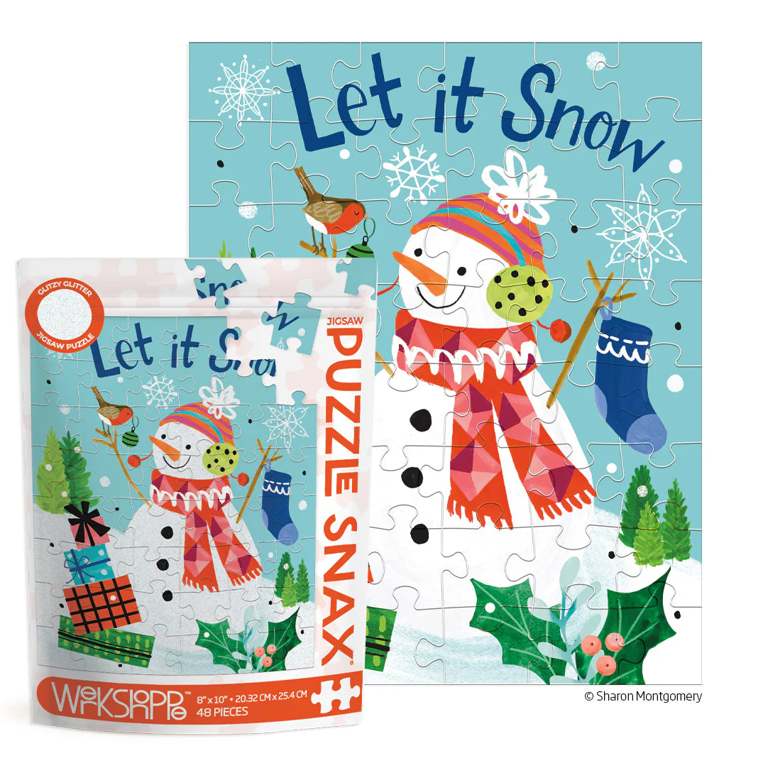 Let It Snow 48 Piece Puzzle Snax