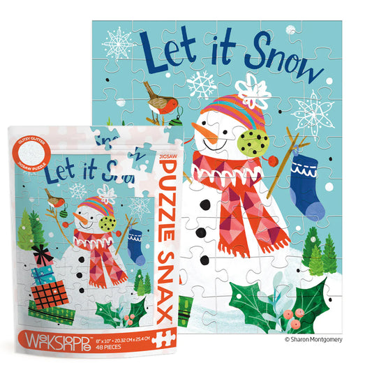 Let It Snow 48 Piece Puzzle Snax
