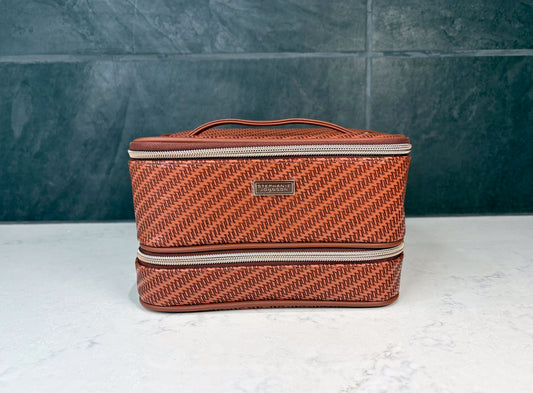 Rosewood Cognac Jenny Train Case