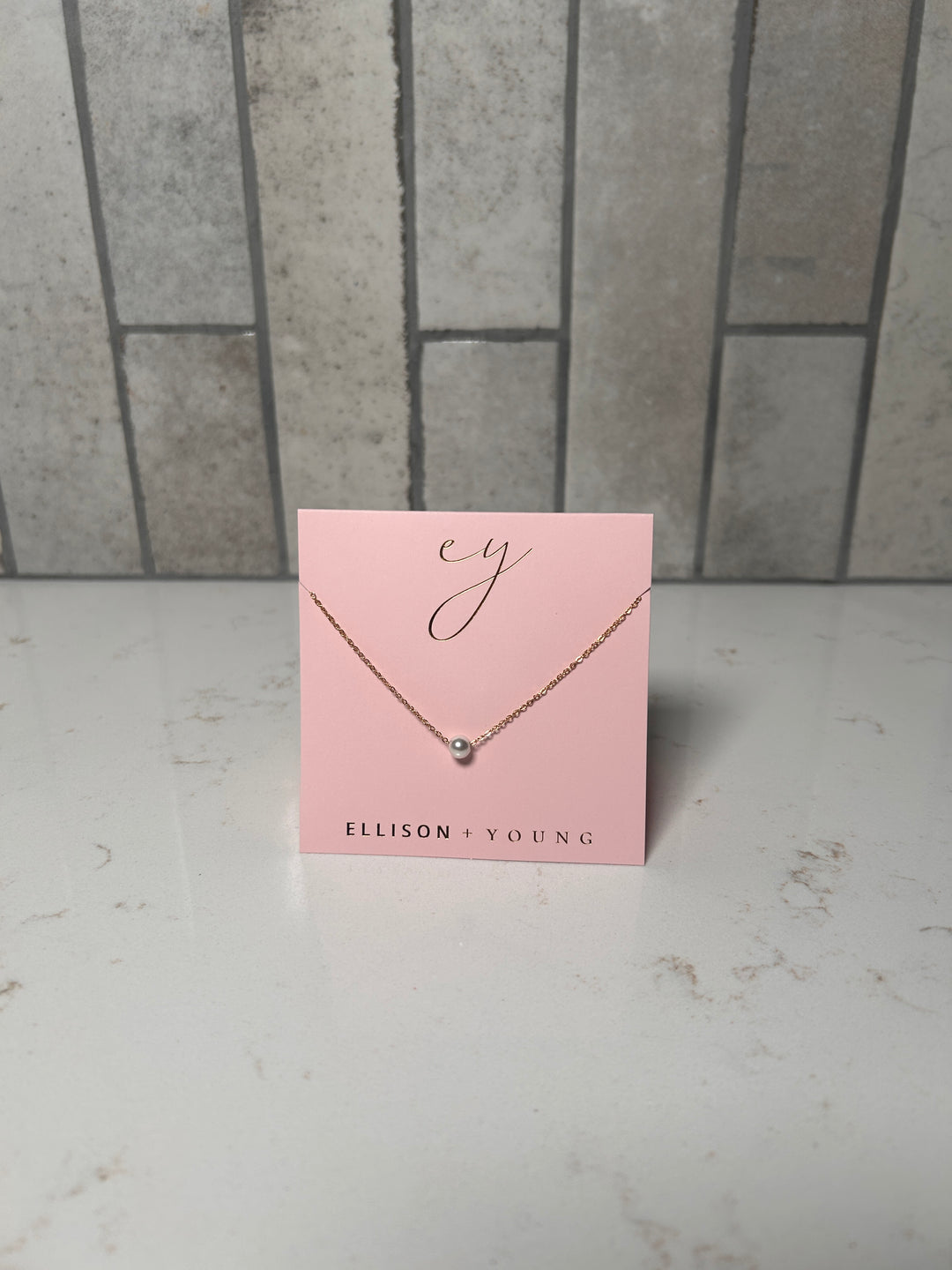 Dainty Single Pearl Necklace
