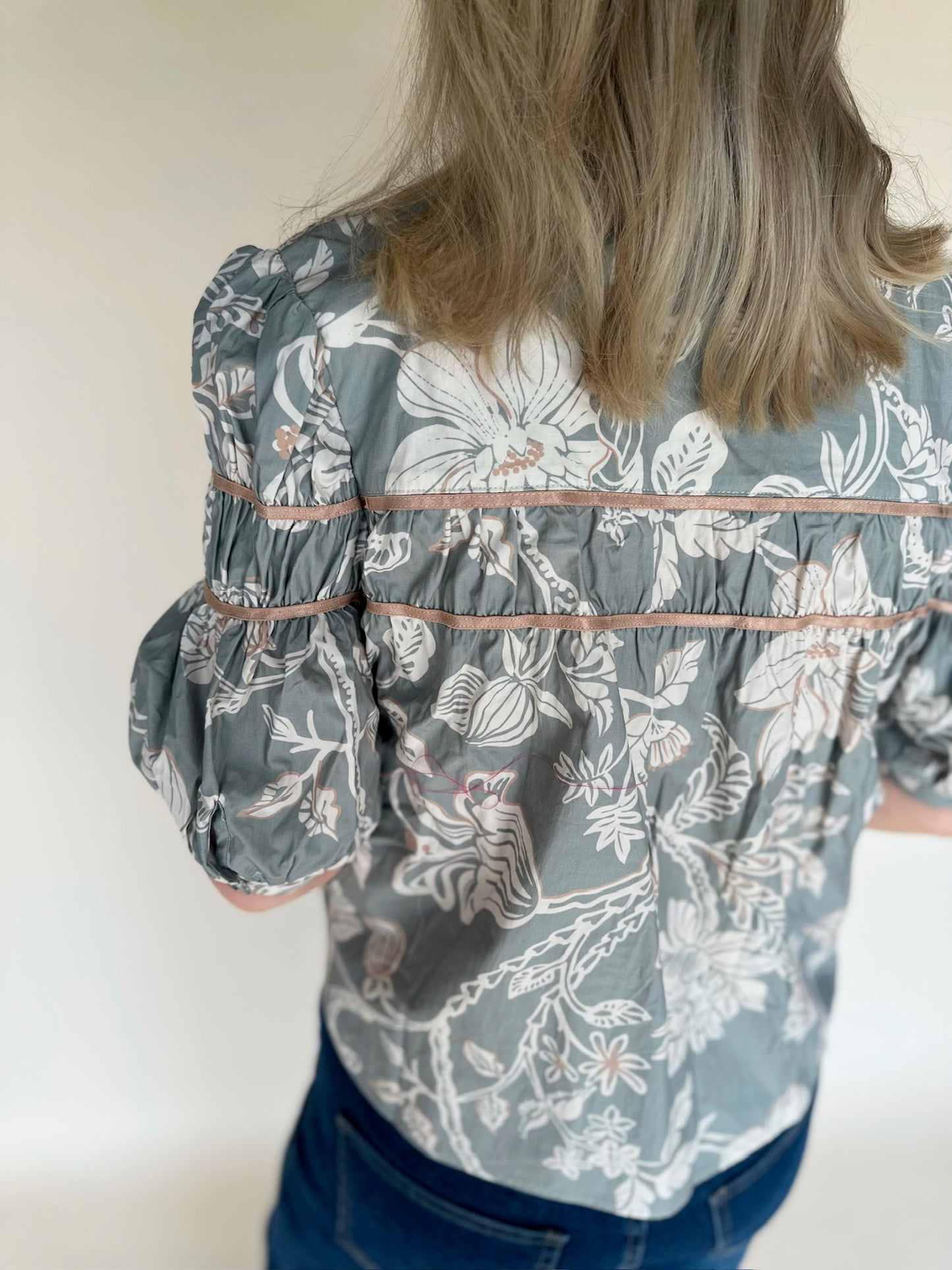 Willow Ruffle Floral Top