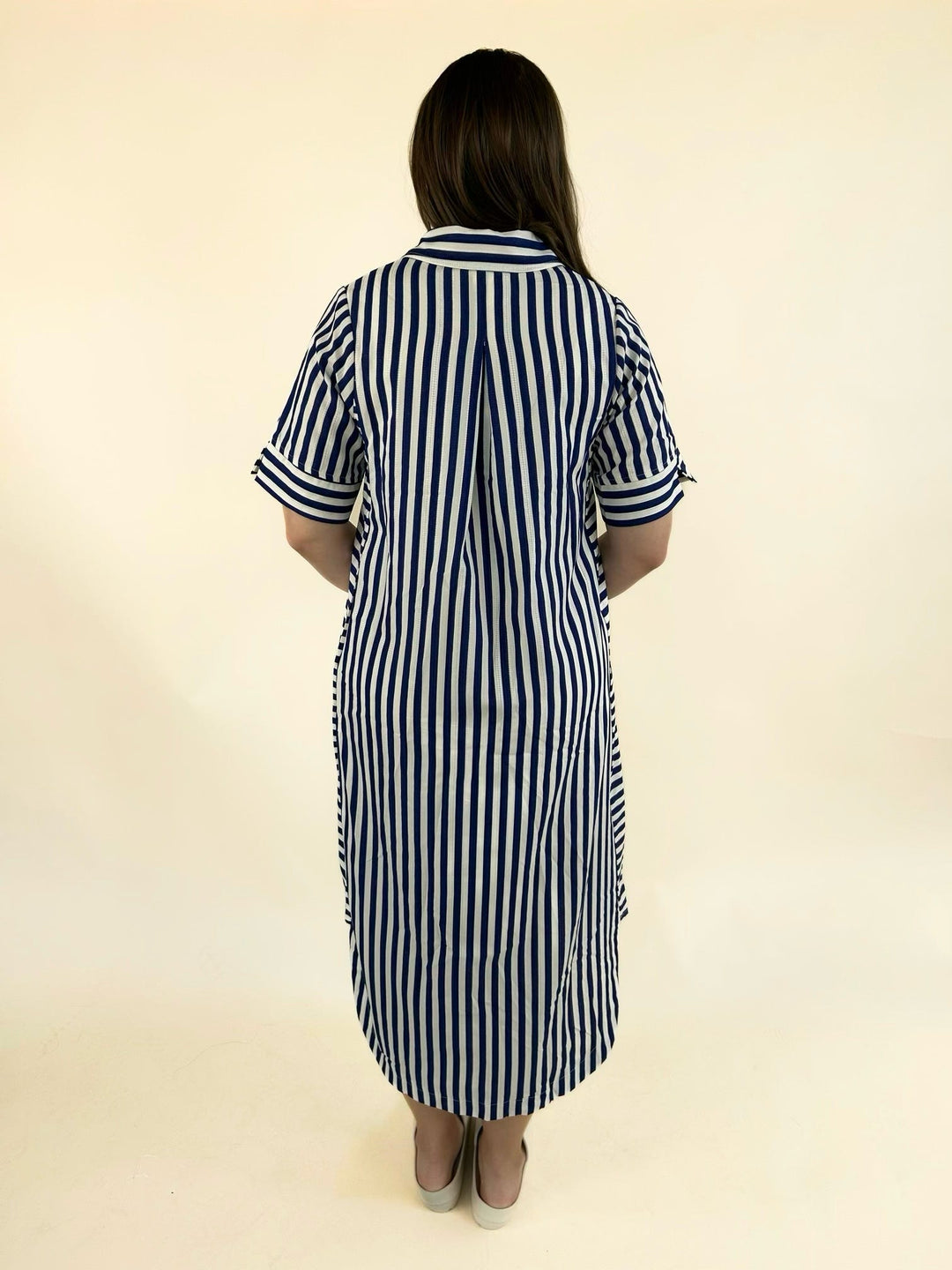 Everly Stripe Midi Dress