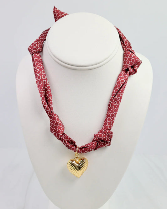 Serafina Scarf Charm Necklace