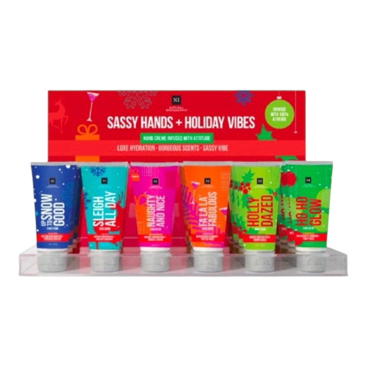 Sassy Holiday Mini Hand Crème  Display Prepack