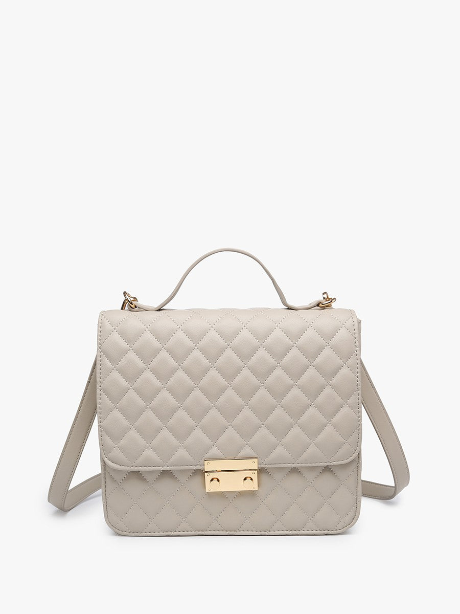 Halston Quilted Convertible Backpack