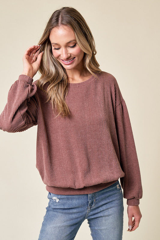 Amelia Rib Top