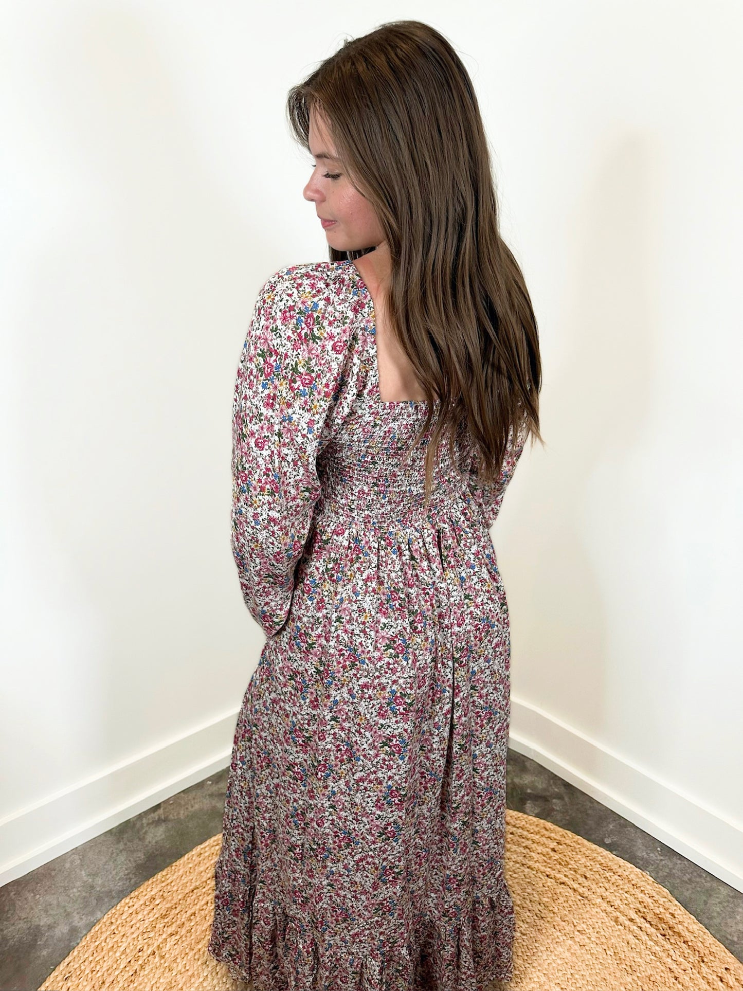 Romantic Sweetheart Smocked Maxi Flying Dress