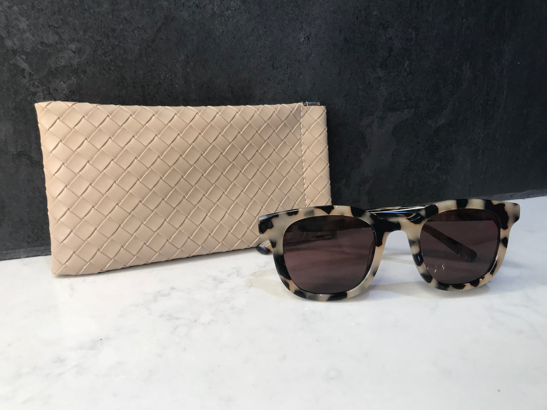 Woven Elegance Sunglass Holder