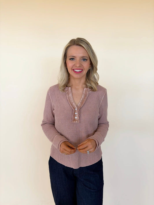 Dear John Luna Thermal Top