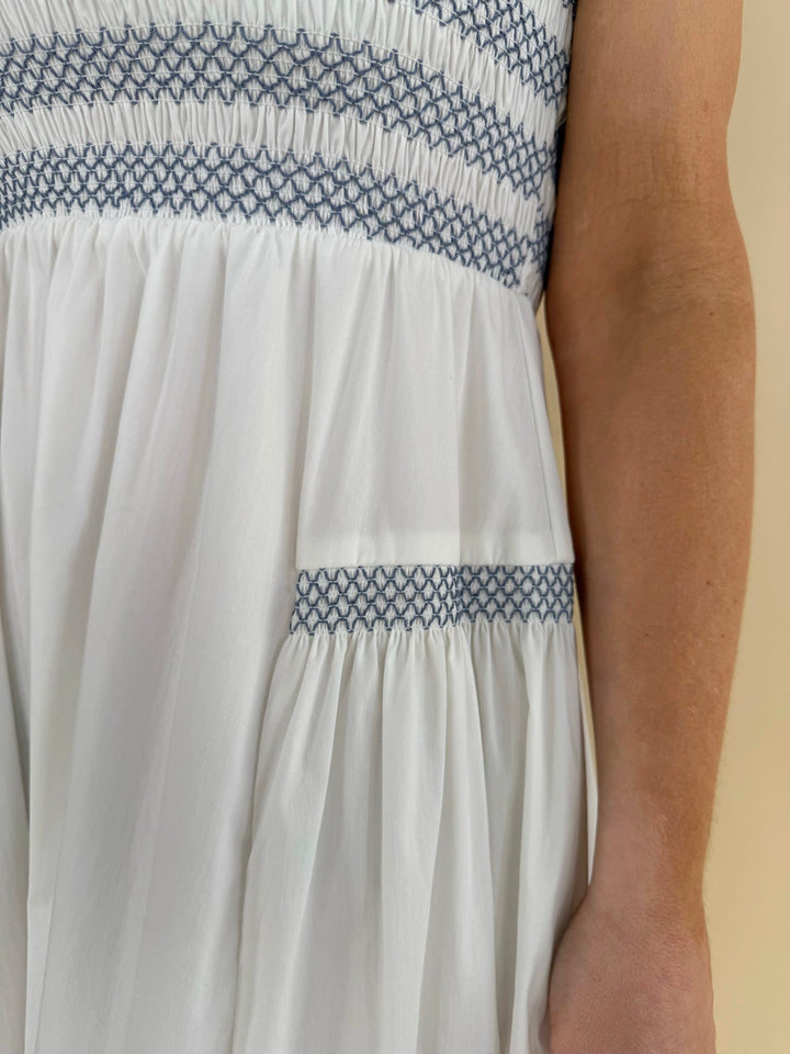 Leona Scallop Edge Midi Dress