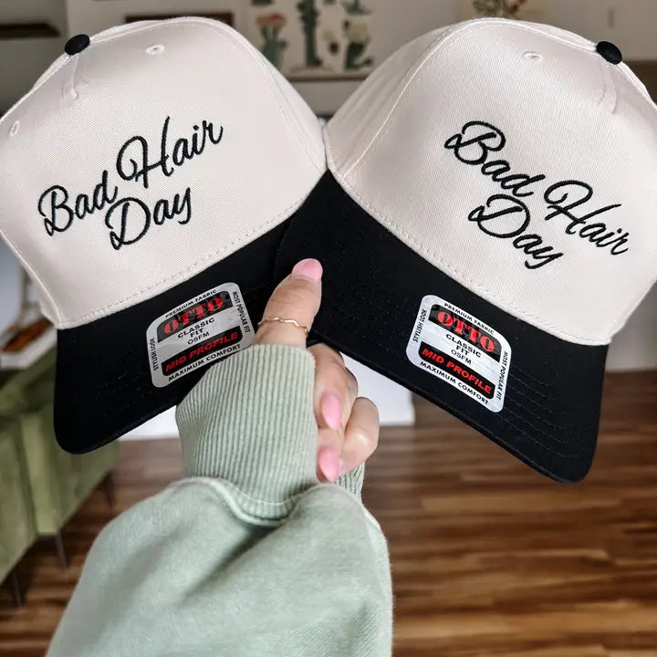 Bad Hair Day Embroidered Hat