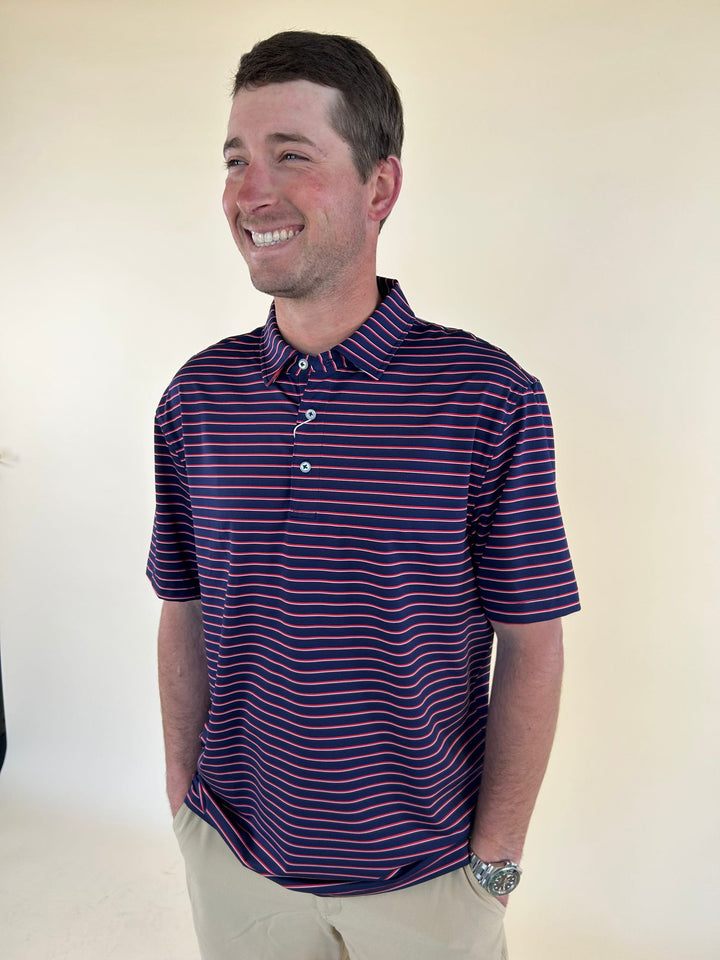 Men’s Performance Stripe Polo