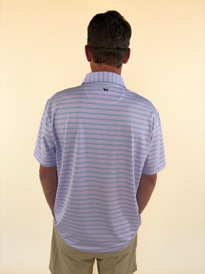 Men’s Performance Thin Stripe Polo