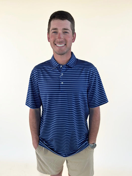 Men’s Performance Stripe Polo