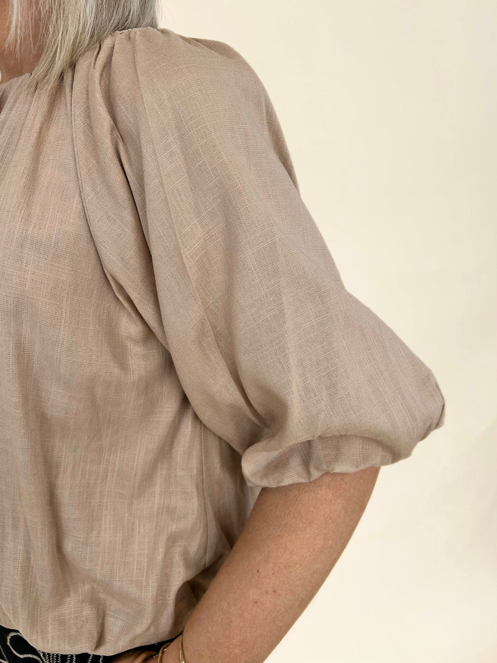 Kalia Gathered Neck Top