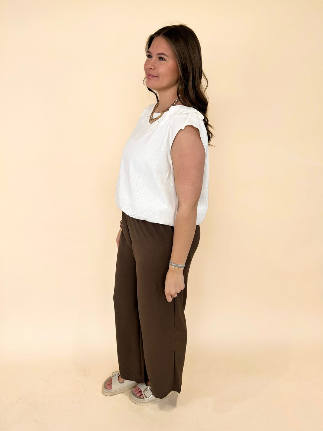Valoria Sleeveless Ruffle Top