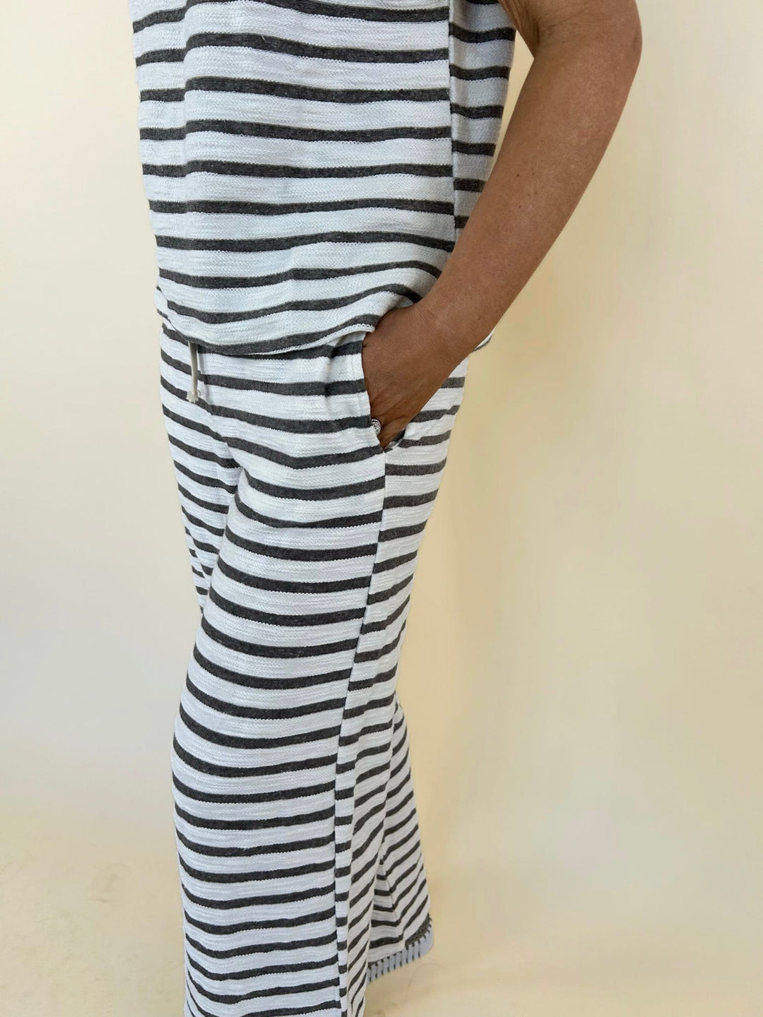 Alia Striped Knit Set