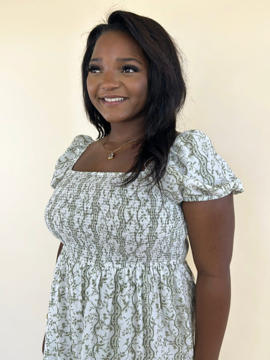 Yara Floral Smocked Dress