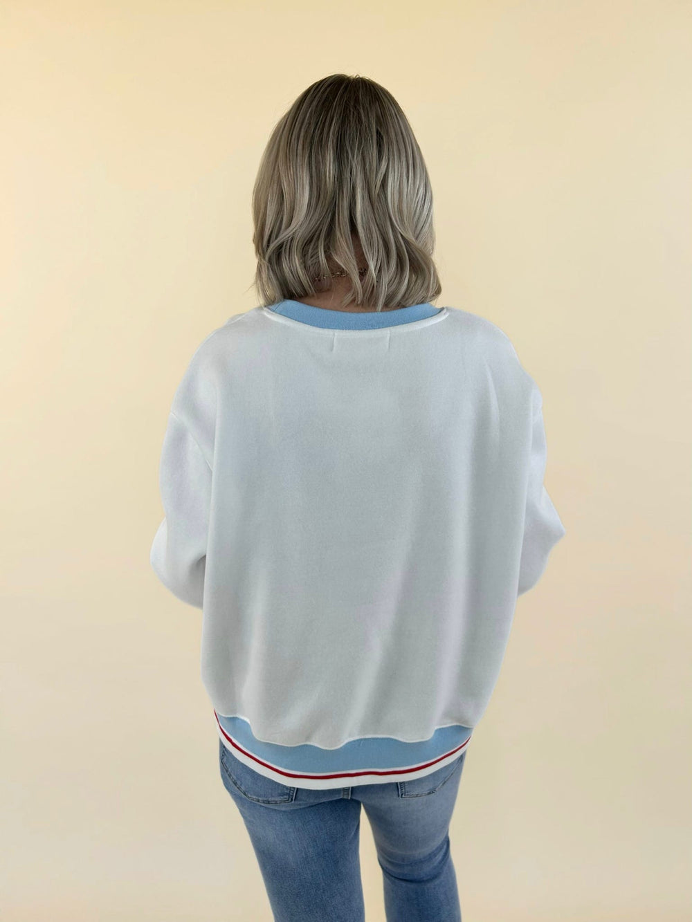 Signature Crew Star Spangled Bear Sweatshirt