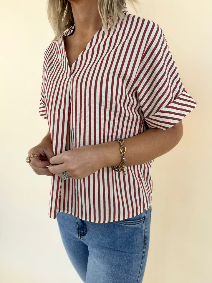 Lucia Striped Top