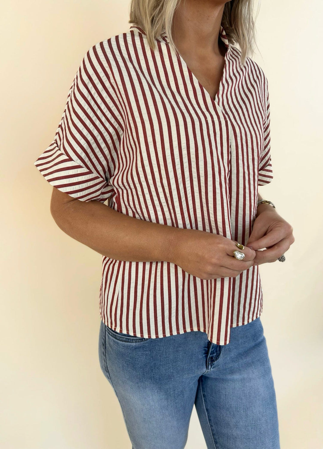 Lucia Striped Top