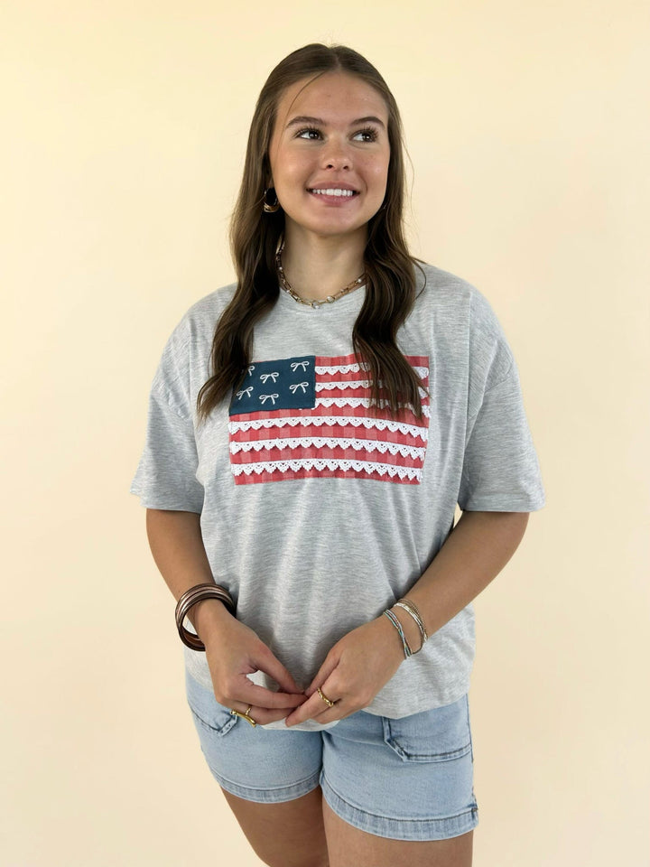 All-American Lace Flag Tee