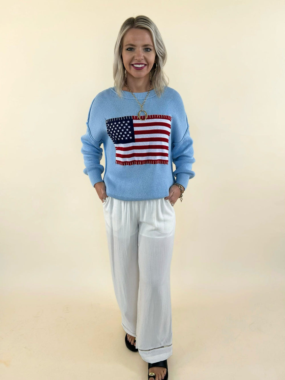 USA Flag Sweater